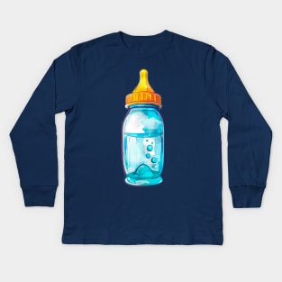 Baby Bottle Kids Long Sleeve T-Shirt